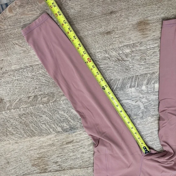Athleta Brown Taupe 7/8 Salutation Stash Pocket Small Tights Leggings High Waist - Picture 14 of 16
